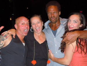 Good times with Gary Dourdan and friends