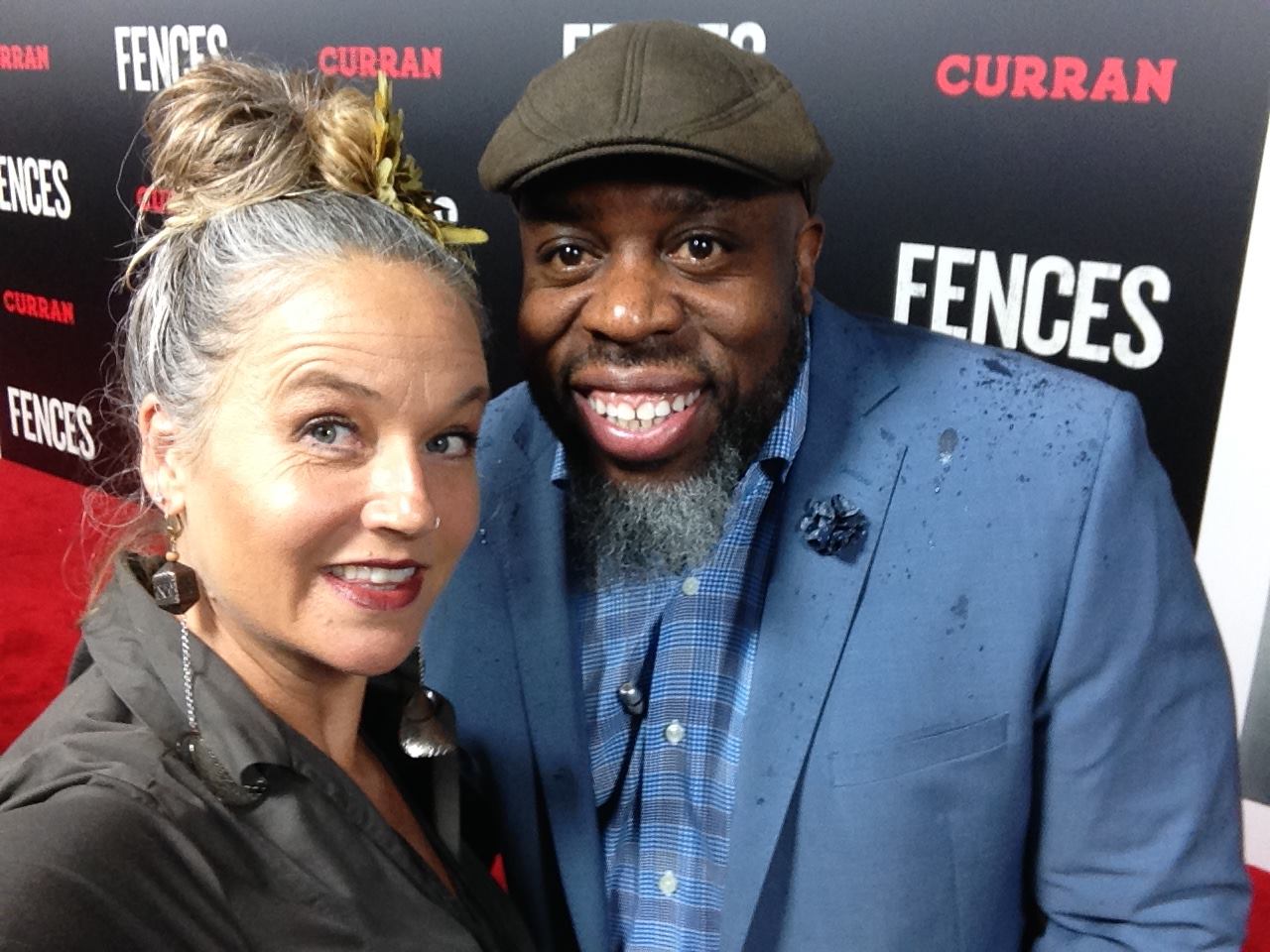 Sterling and Big Russ at Denzel Washington’s Bay Area Premiere of FENCES